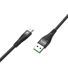 USB кабель черный 1.2 м для microUSB 4A Hoco U53